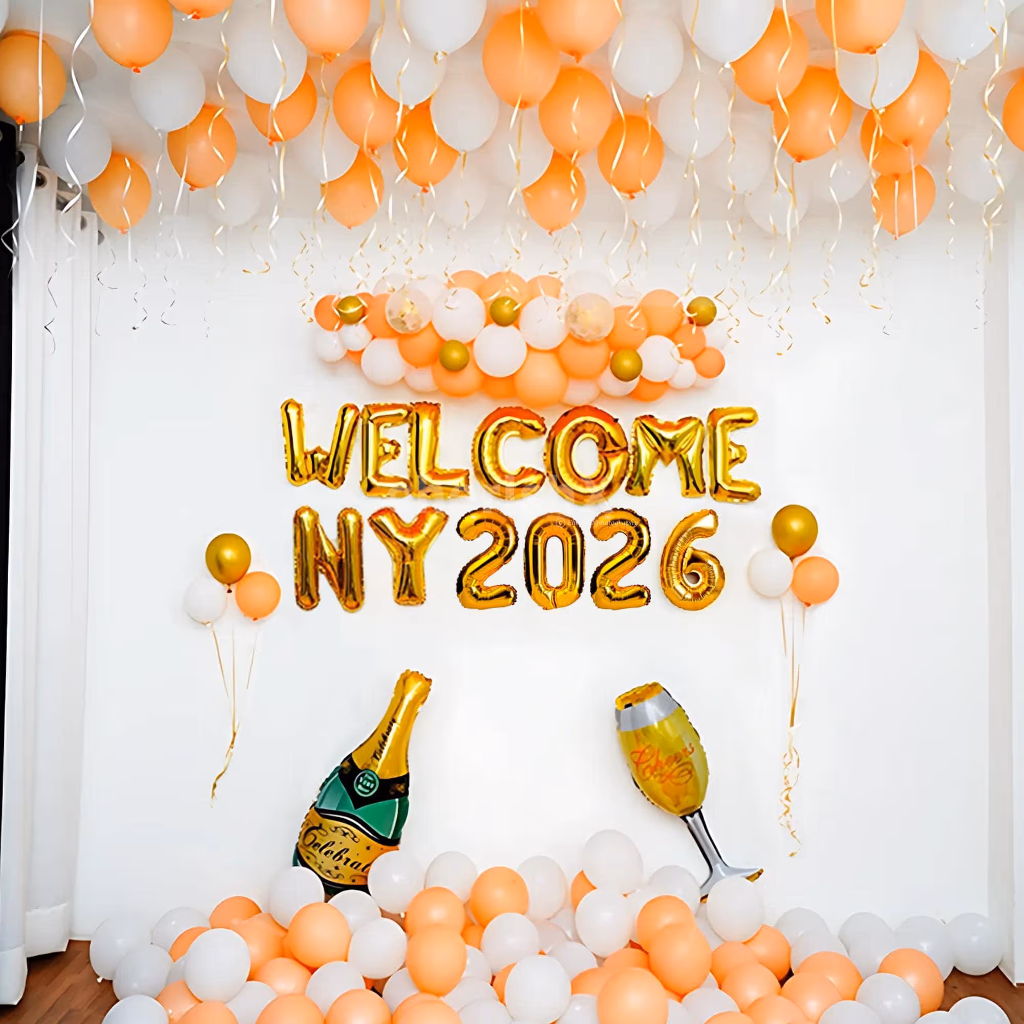 Cheers to 2026 with this festive balloon decor