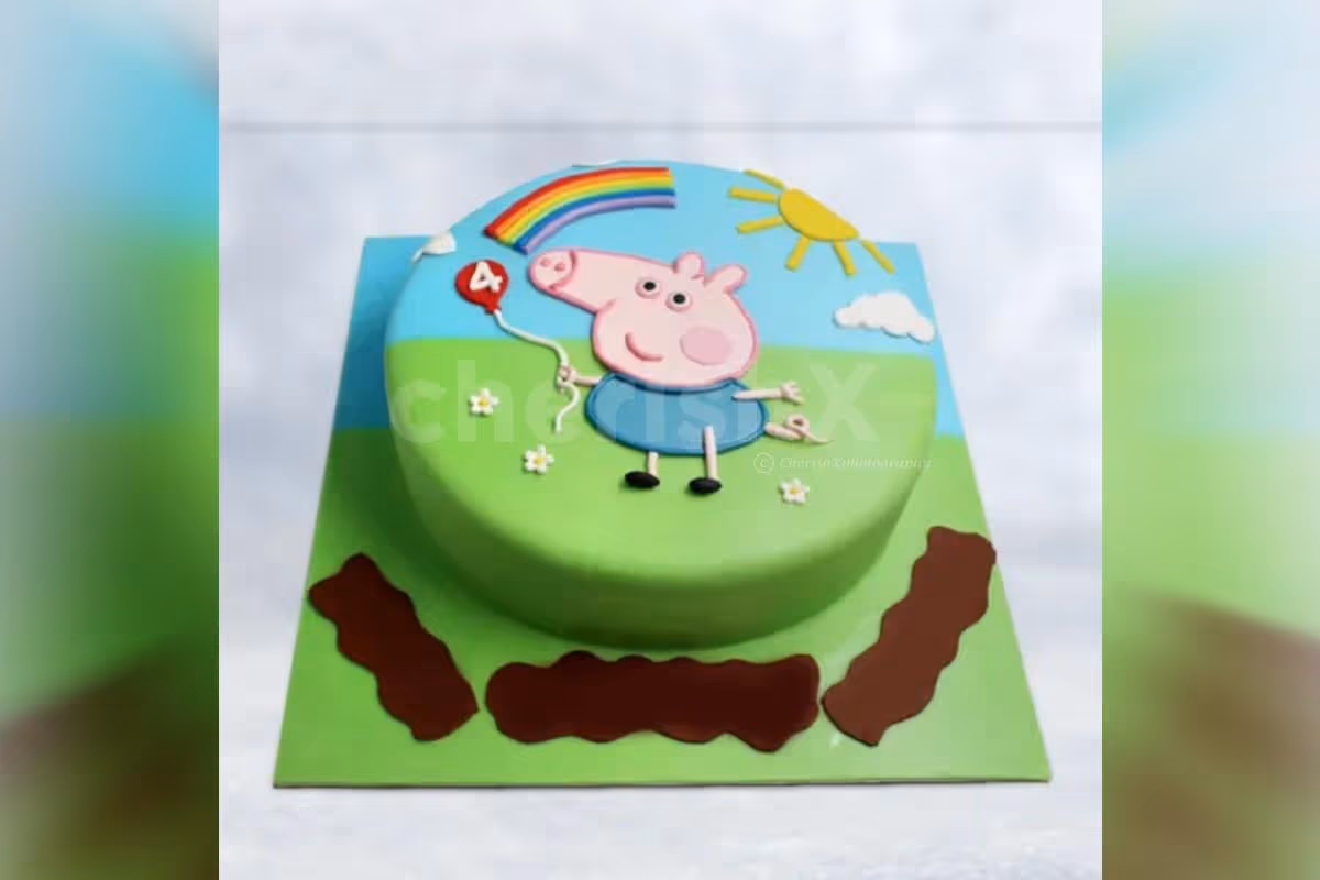Peppa Pig Themed Cake