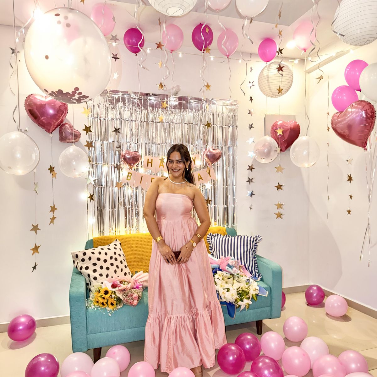 Birthday balloon decoration in Lucknow