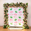 White roses and fresh pink carnations exude luxury and tranquility