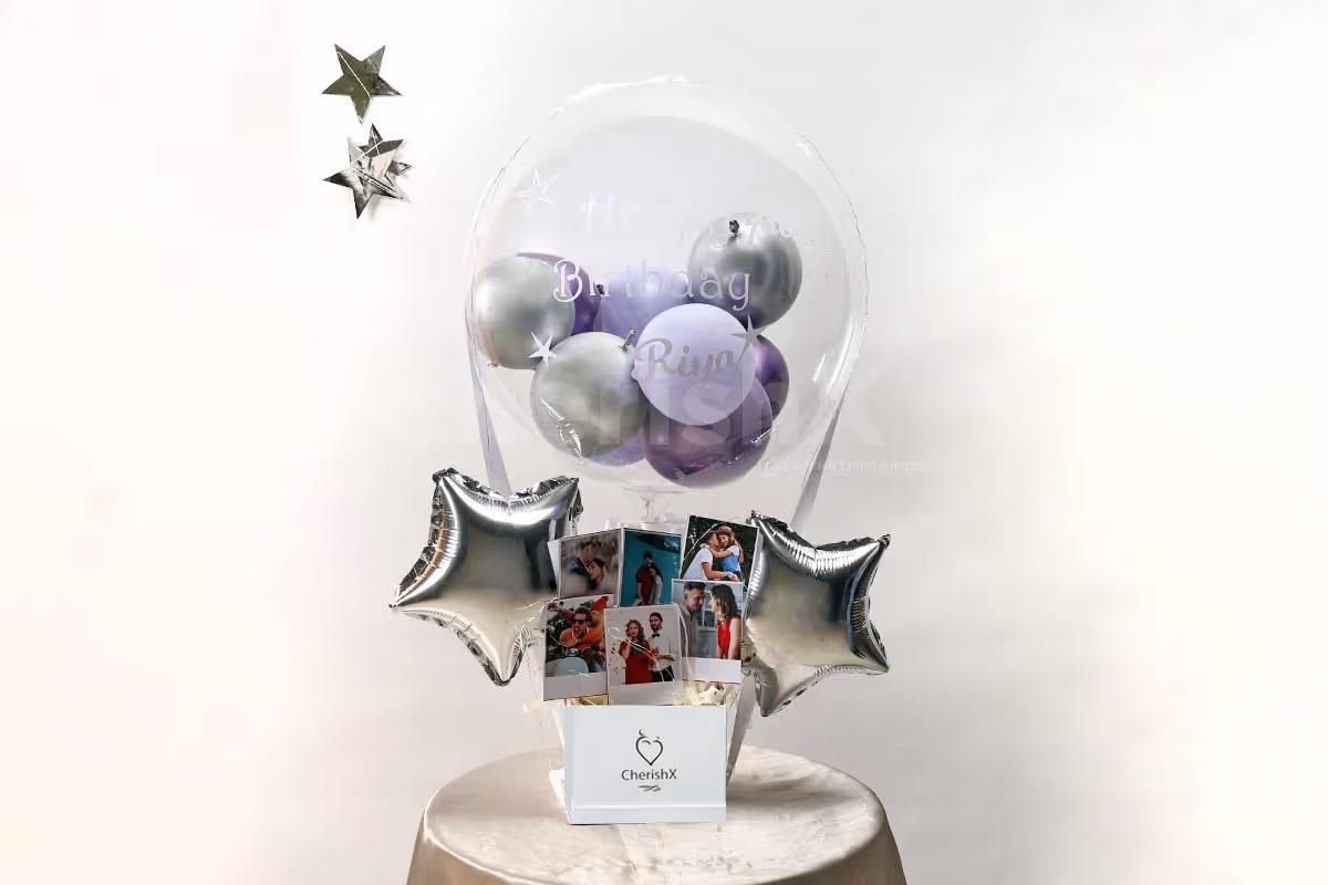 Book this pastel coloured bucket to wish your close ones!