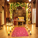 Unique experience for a unique couple. Book this beautiful set up at CherishX.com
