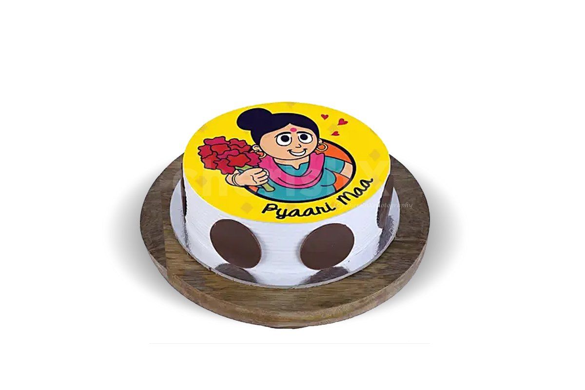 Custom Pyaari Maa Designer Cake crafted with love for your special day.