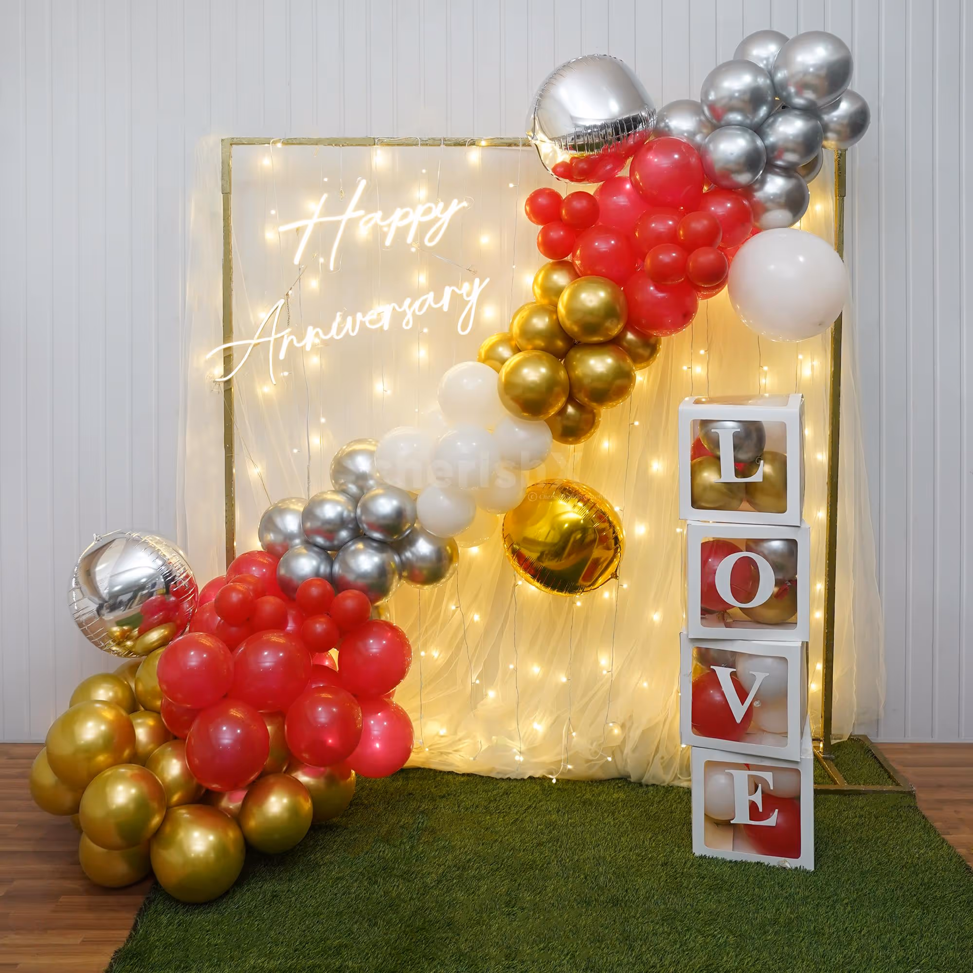 Colorful Red Carpet Decorations Speak of Love.