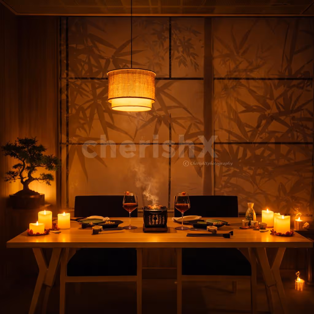 Valentine’s private candlelight dining experience at Shin’ya