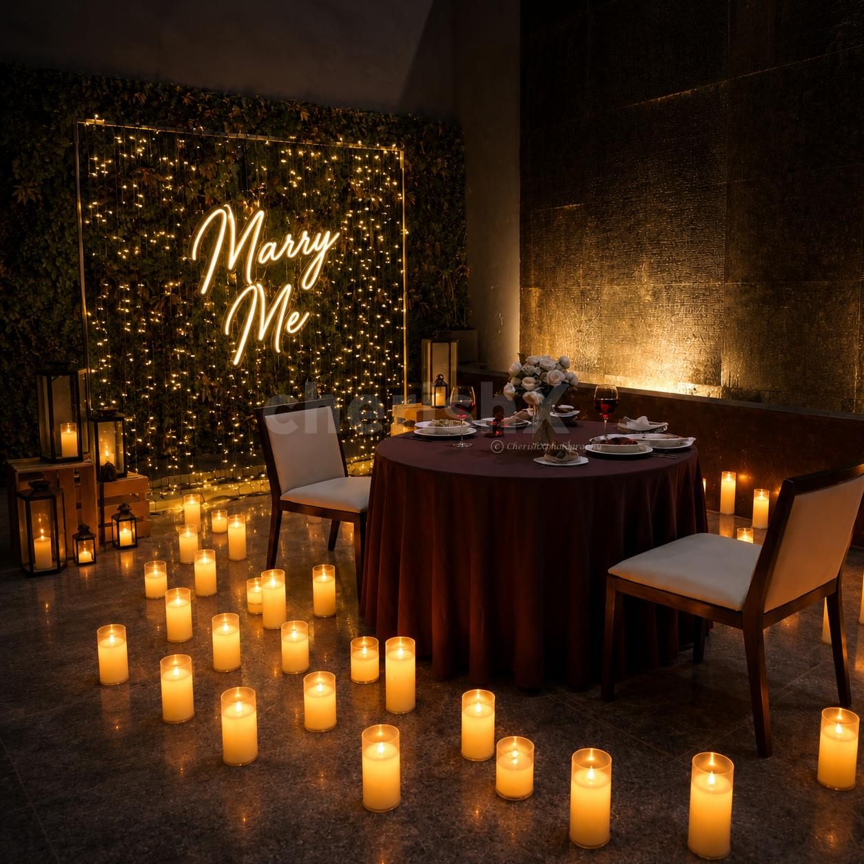 Candlelit Proposal Dining Experience