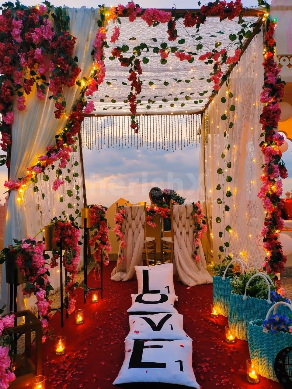 The gazebo garden is the best wonderland for celebrating any occasion