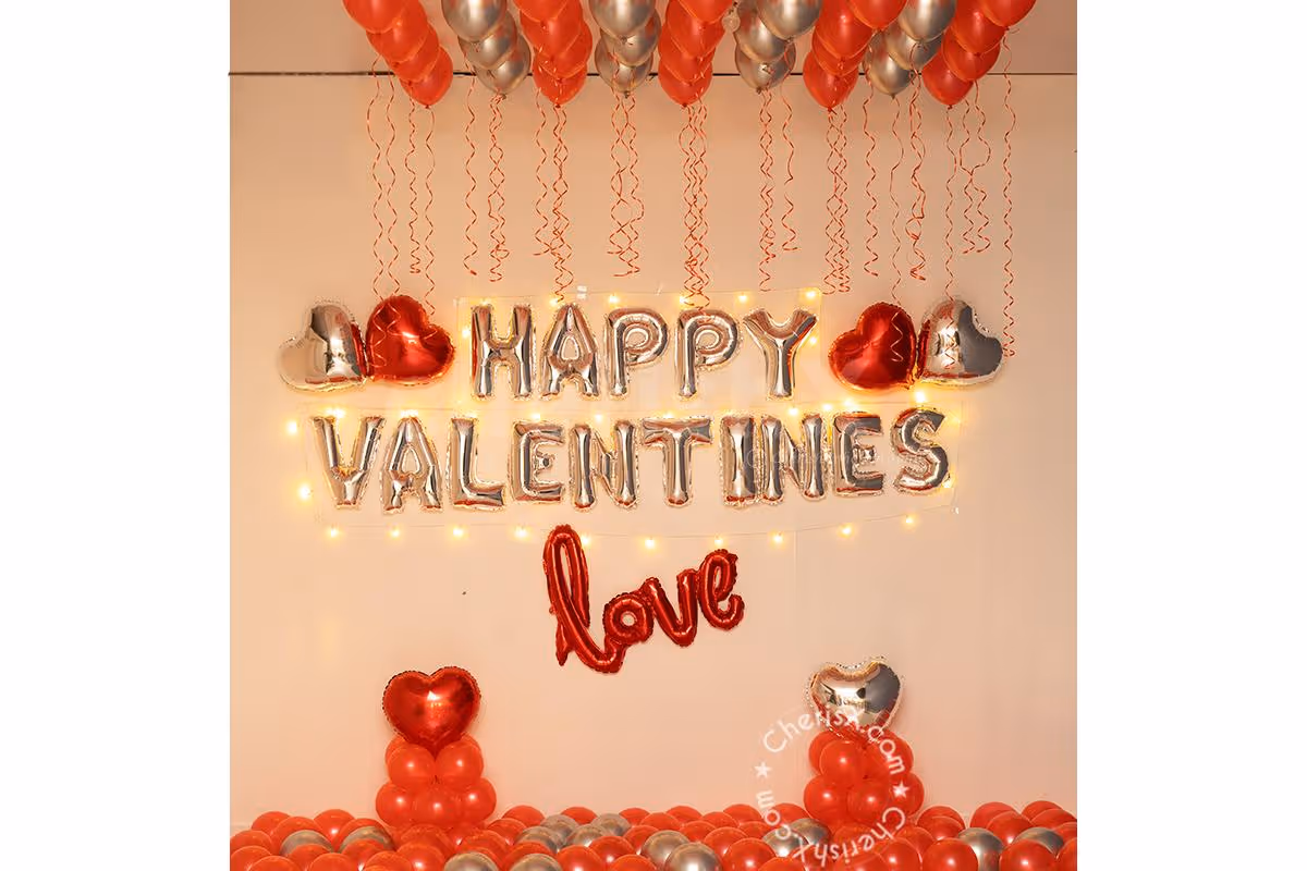 Celebrate this Valentine's Day with CherishX's Happy Valentine's Love Decor!