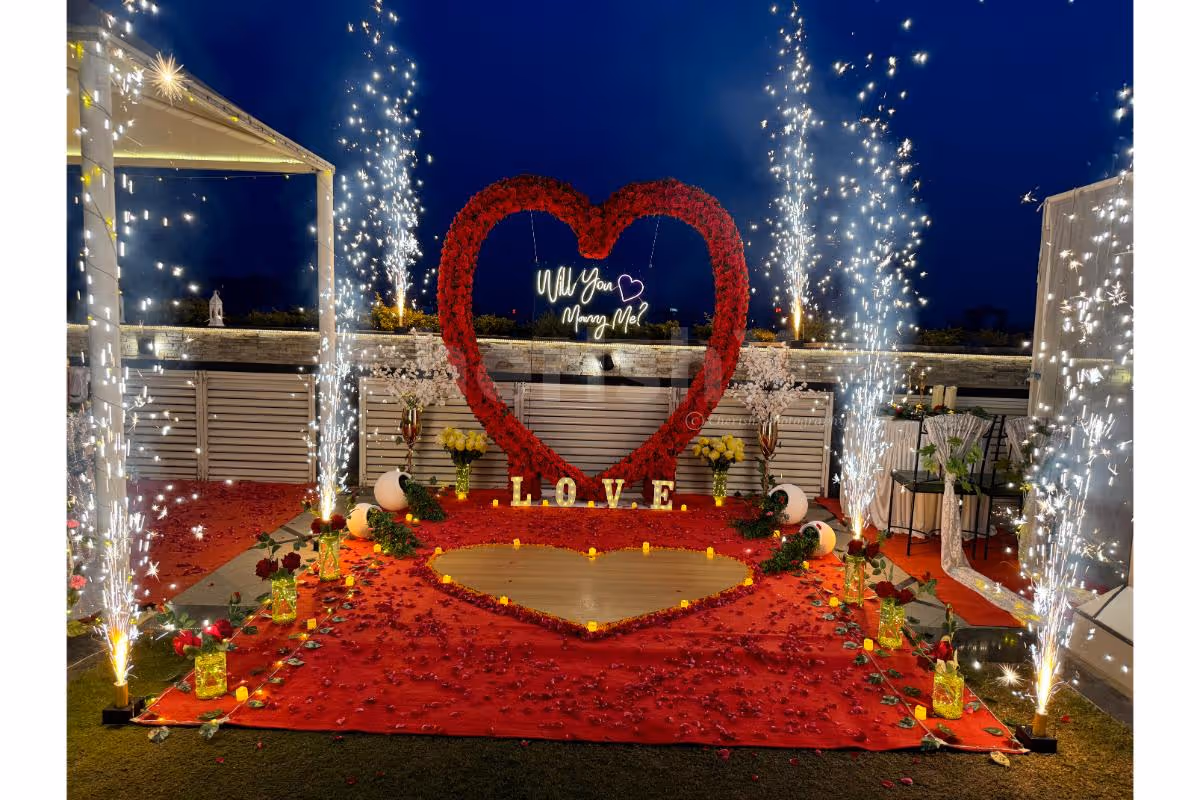 Marry me proposal setup ideas for him