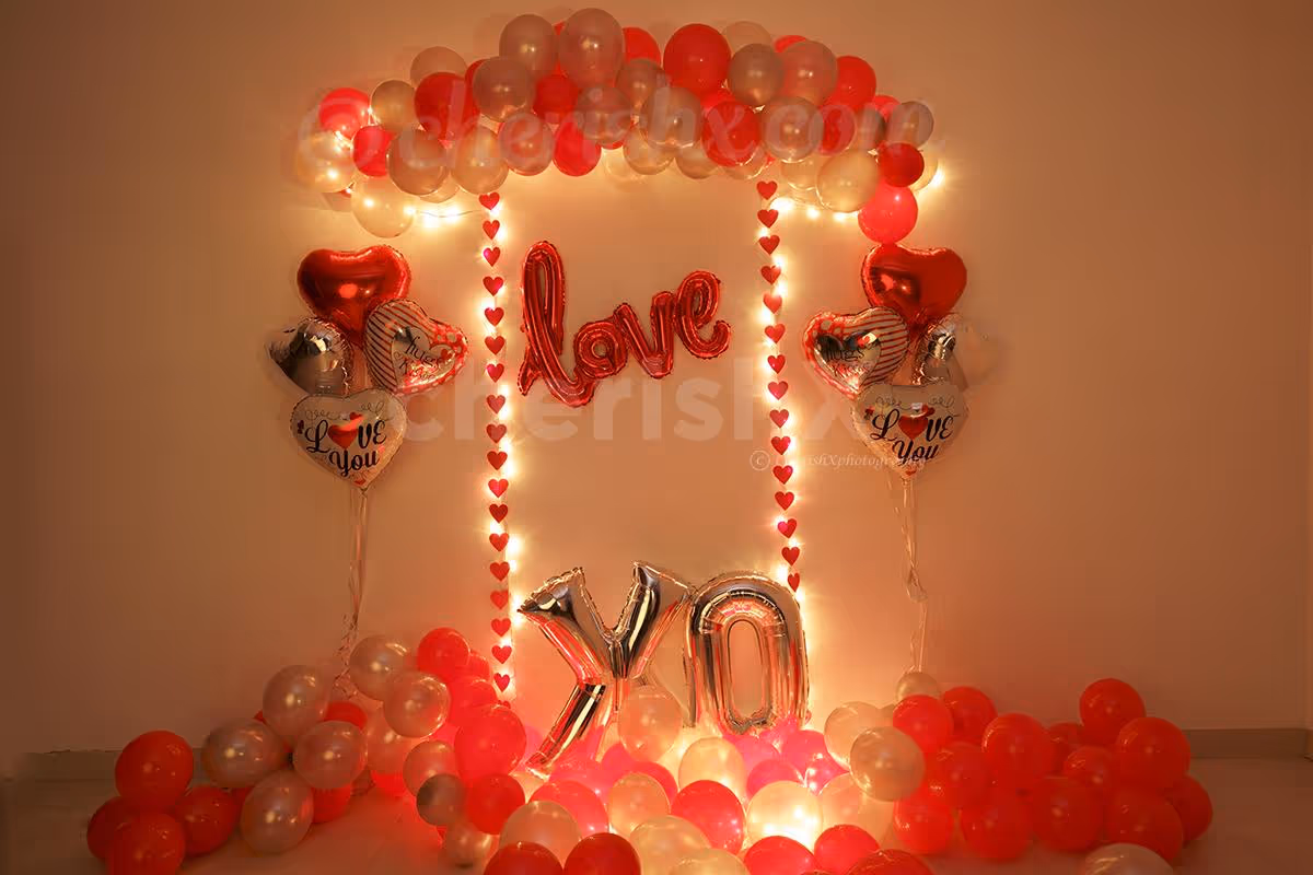Express your love a bit differently this year by having CherishX's Valentine's Red Love Wall Decor!
