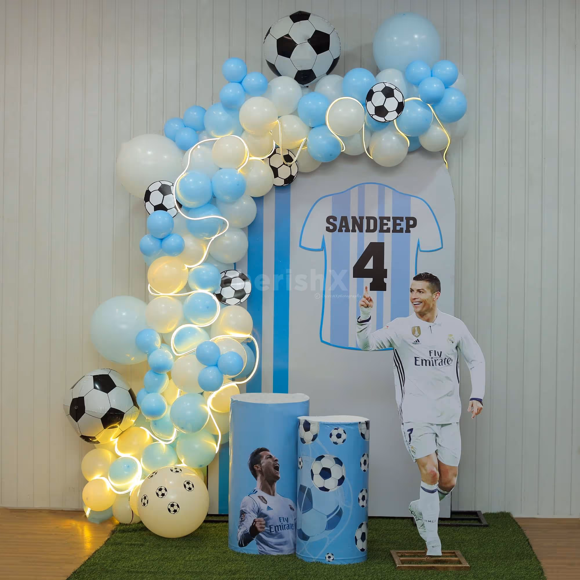 Fully Customized Football Theme Decor