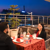 Rooftop candlelight dinner setup by Marriott – Romantic dinner experience