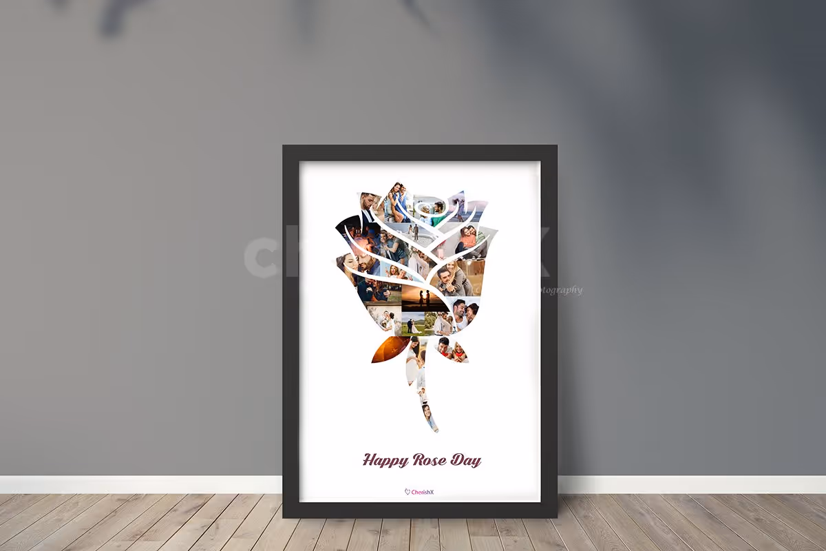 Rose Day Photo Frame