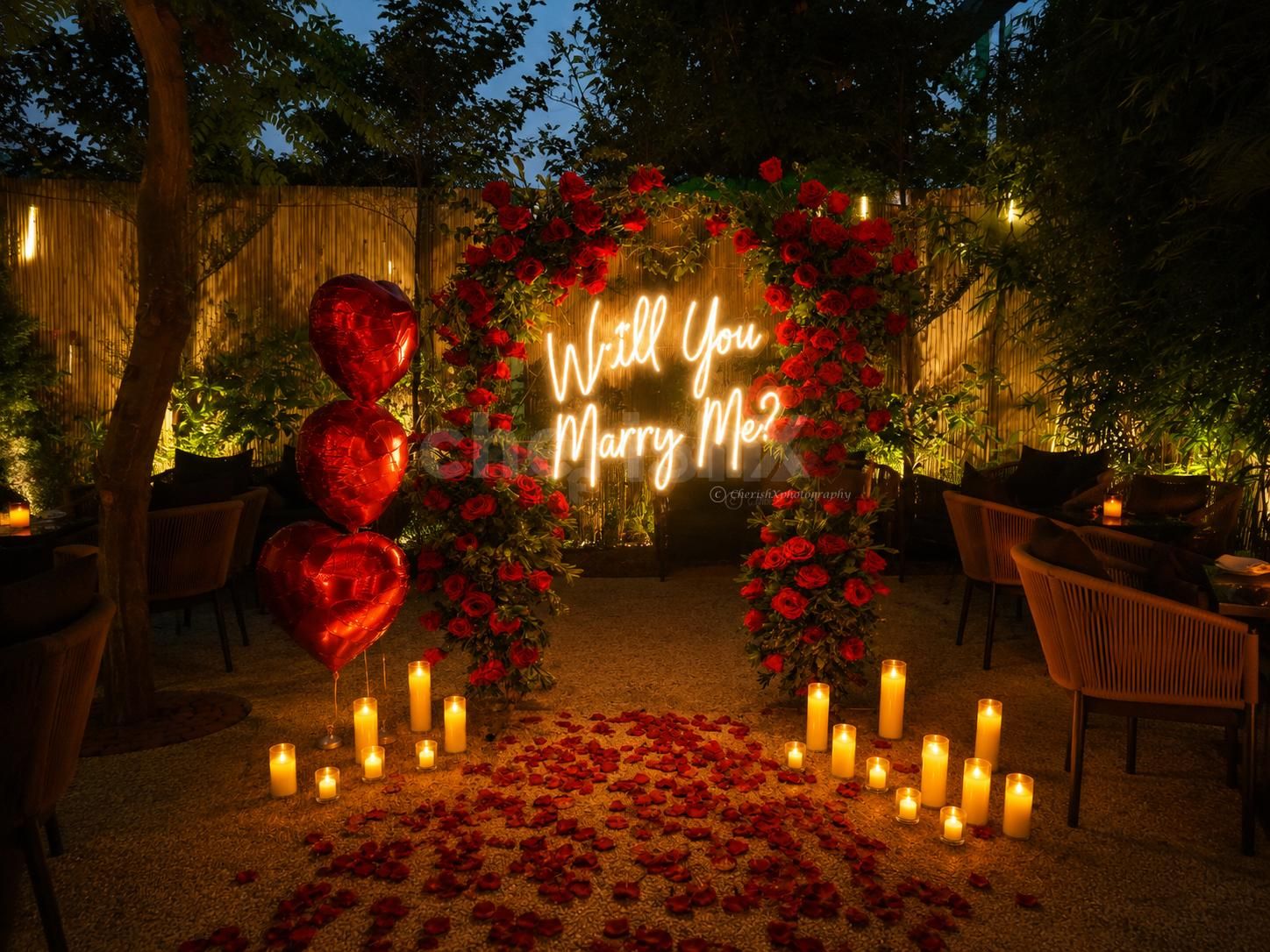 Royal Proposal with Dinner