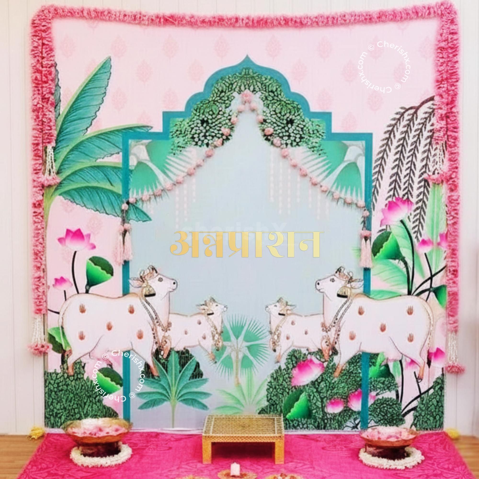 Pastel Annaprashan Decor