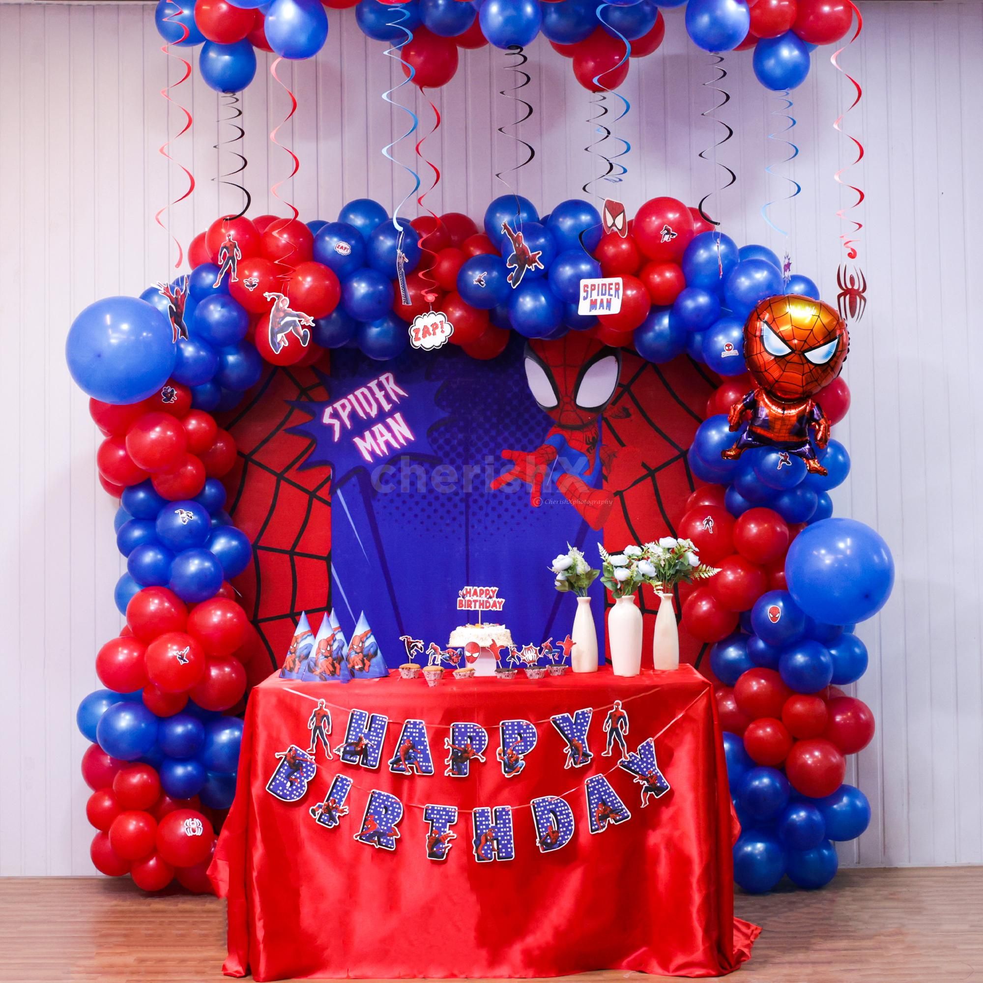 Cake swirls and chaos this kid's Spiderman birthday is straight-up hero core