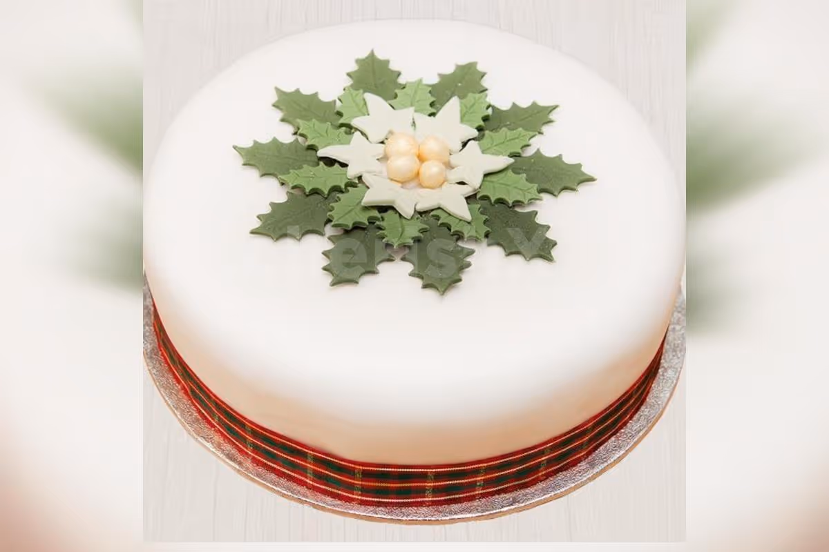 Starry Christmas Cake