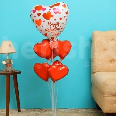 Valentines Balloon Bouquet