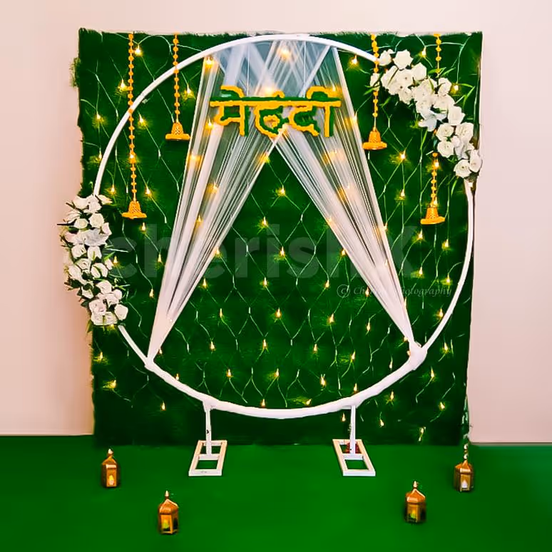 The atmosphere of love, blessings, and vibrant celebration brightens up with diyas