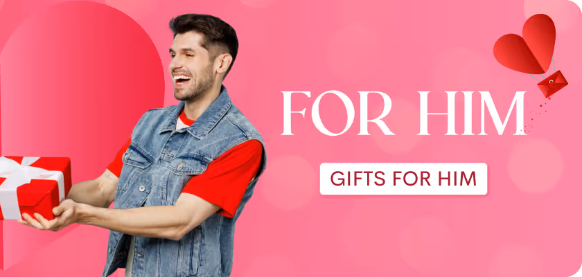 Make him smile with our special Valentine's Gifts for Him