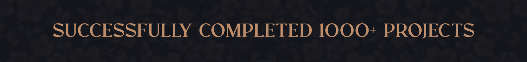 We have successfully completed 1000+ projects across india with more than 100 corporate clients 