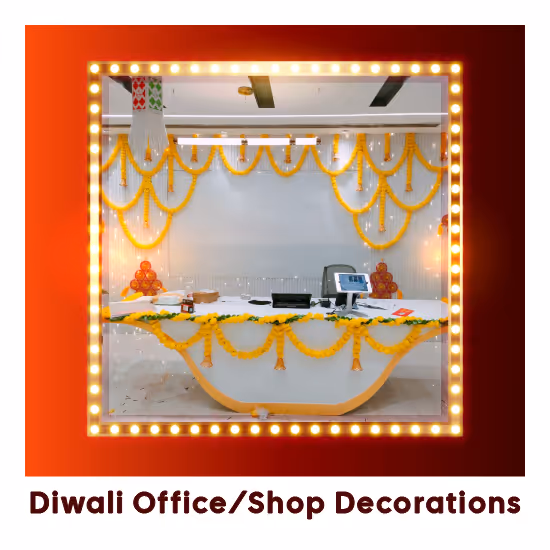 Diwali theme decorations for corporate office