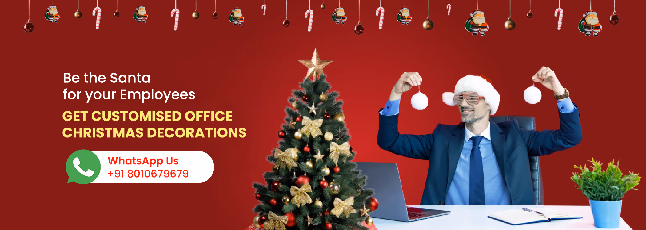 Christmas decorations for office