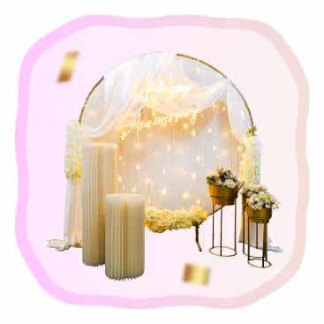 Same Day Anniversary Decor