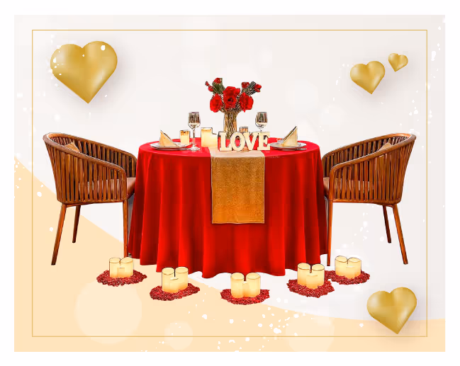 Candlelight Dinner for Anniversary