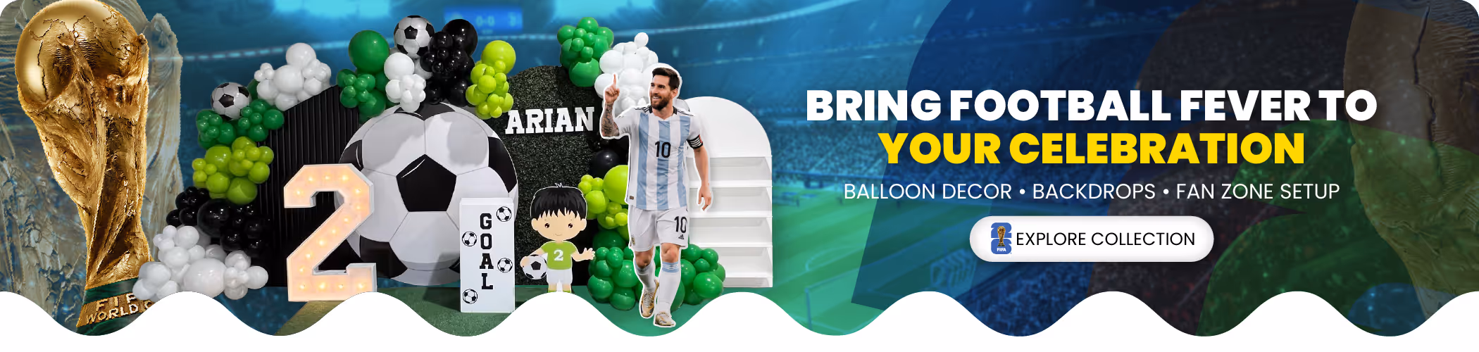 FIFA football theme party decoration