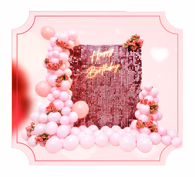 Romantic Birthday Room Decoration for Husband or Wife