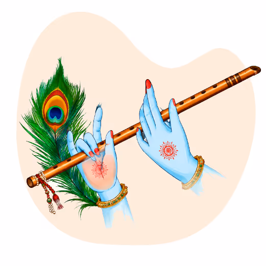 Festive Janmashtami Decor setup