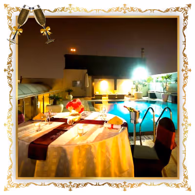 Amazing Valentine's Day Candlelight Dinners by the pool